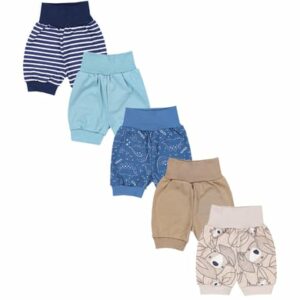 TupTam Baby Sommershorts 5er Pack grau/grün
