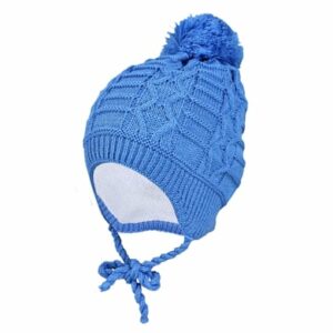 TupTam Baby Winter Mütze zum Binden blau
