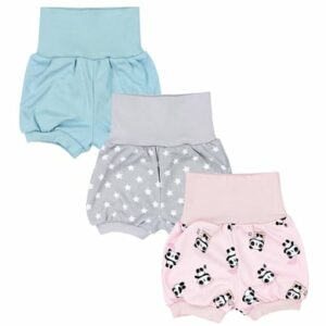 TupTam Baby Mädchen Kurze Pumphose 3er Pack grün-kombi