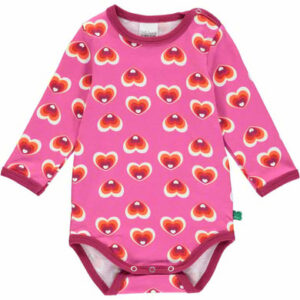 Fred's World Langarmbody Fuchsia/Mandarin/Lollipop/Plum