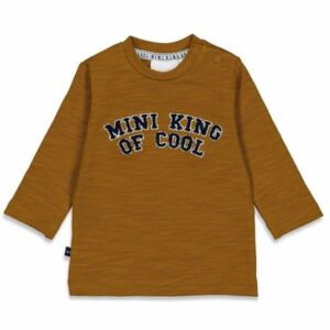 Feetje Langarmshirt Mini King Of Cool Camel