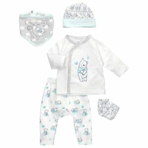 Disney 5tlg Set Baby Sweets meets Disney grün weiß grau