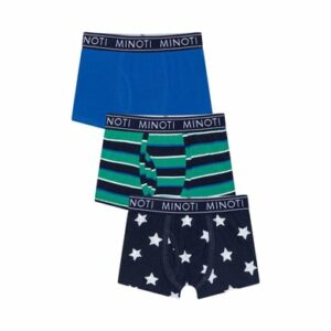 MINOTI 3er-Pack Boxershorts Blau