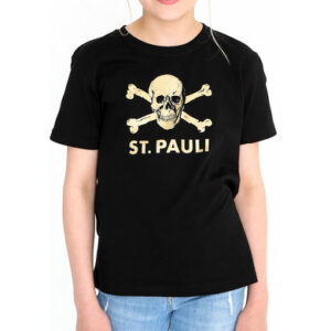 St. Pauli Kinder T-Shirt schwarz-gold