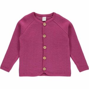 Fred's World Fleecejacke aus Merinowolle Plum