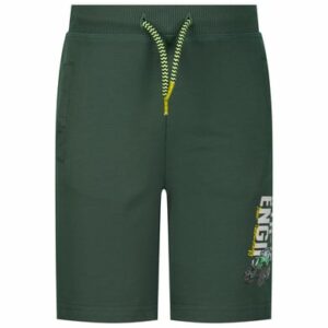 Salt and Pepper Bermudas Powerful pine green