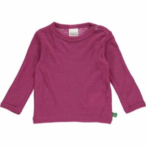 Fred's World Langarmshirt aus Merinowolle Plum