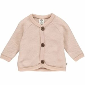 Müsli Fleecejacke aus Merinowolle Spa rose