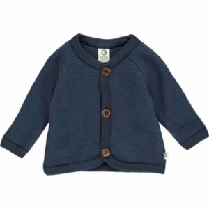 Müsli Fleecejacke aus Merinowolle Night blue