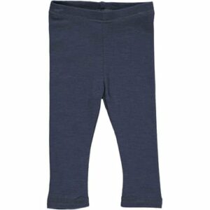 Müsli Babyleggings aus Merinowolle Night blue