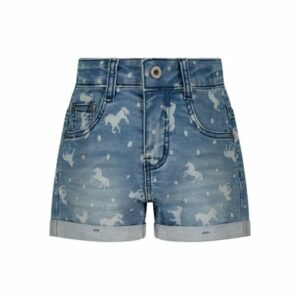 Salt and Pepper Jeans Shorts Horses light blue