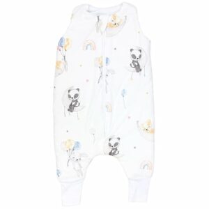 TupTam Baby Winter Schlafsack mit Beinen weiß/beige