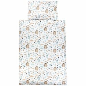 TupTam Kinder Bettwäsche Set 2-tlg blau/beige