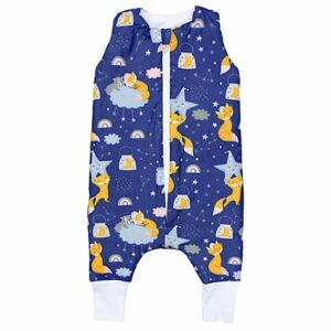 TupTam Baby Winter Schlafsack mit Beinen dunkelblau