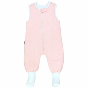 TupTam Baby Winter Schlafsack mit Beinen und Füßen altrosa