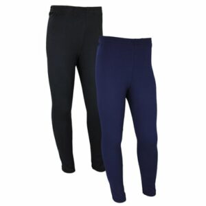 TupTam Mädchen Lange Leggings 2er Pack dunkelblau