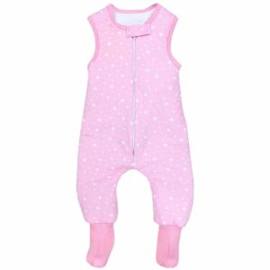 TupTam Baby Winter Schlafsack mit Beinen und Füßen rosa/pink
