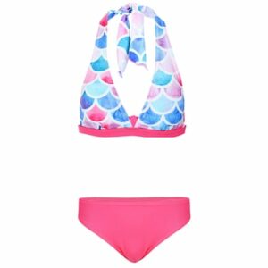 Aquarti Mädchen Bikini Set Zweiteilig Bikinislip Bustier rosa/pink