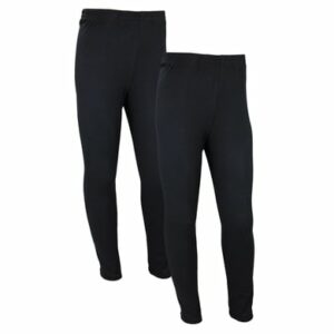 TupTam Mädchen Lange Leggings 2er Pack schwarz