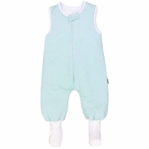 TupTam Baby Winter Schlafsack mit Beinen und Füßen grün