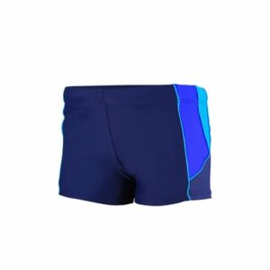 Aquarti Jungen Kurze Badehose mit Einsätzen Seitlich blau