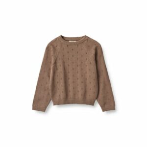 Wheat Strickpullover Mira cocoa brown