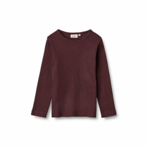 Wheat Longsleeve Wool LS eggplant