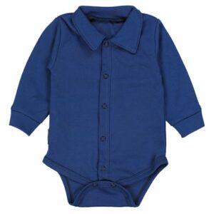 TupTam Baby Jungen Langarm Kurzarm Body mit Kragen black denim