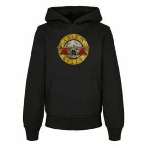 F4NT4STIC Basic Kids Hoodie Guns 'n' Roses Vintage Classic Logo Black schwarz