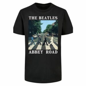 F4NT4STIC Basic Kids Tee The Beatles Abbey Road schwarz