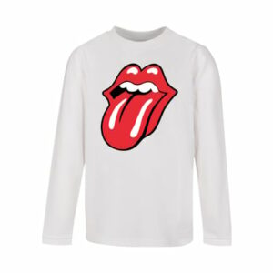 F4NT4STIC Longsleeve Shirt The Rolling Stones Classic Tongue weiß