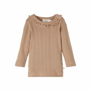 Lil'Atelier Langarmshirt Nbfrachel Woodsmoke