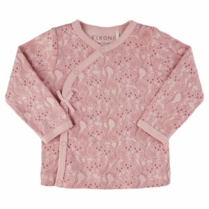 FIXONI Wrap Blouse LS Rose Smoke