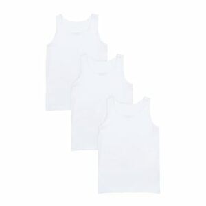 MINOTI 3er-Pack Unterhemden Weiß