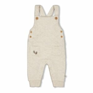 Feetje Latzhose Little Forest Friends Natur Melange