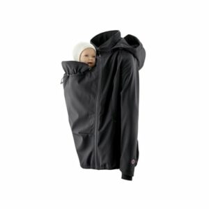 mamalila Softshell-Tragejacke Allrounder schwarz