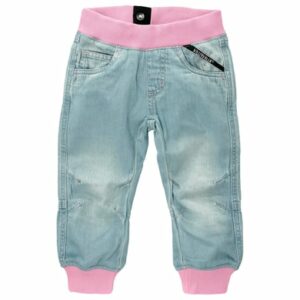 Villervalla Hose Soft Denim Light Wash/Bloom blau