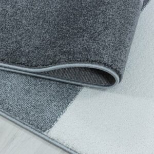 Giancasa Flachflorteppich Kurzflorteppich Wohnzimmer bunt Schlafzimmer 3711 GREY