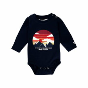 Ebbe Kids Body Langarm Essa Wild navy