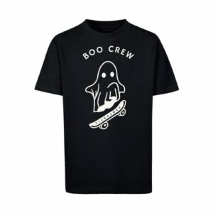 F4NT4STIC T-Shirt Boo Crew Halloween schwarz