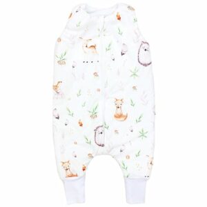 TupTam Baby Winter Schlafsack mit Beinen grün/weiß
