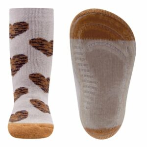 Ewers Stoppersocken Softstep Leo/Herzen rosenrauch