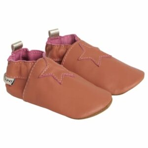 EN FANT Slipper Leather Apricot Brandy