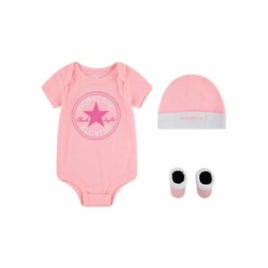 Converse Set Body Mütze und Boots rosa