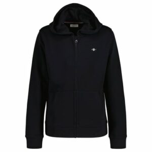 Gant Sweatjacke Shield Full Zip Hoodie Schwarz