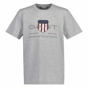 Gant T-Shirt Archive Shield T-Shirt Grau