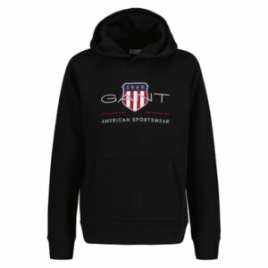 Gant Sweatshirt Archive Shield Hoodie Schwarz