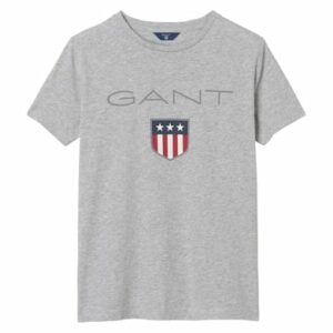 Gant T-Shirt Shield Logo Grau