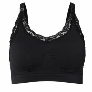 Noppies Nahtloser Still-BH Seamless nursing bra lace Black