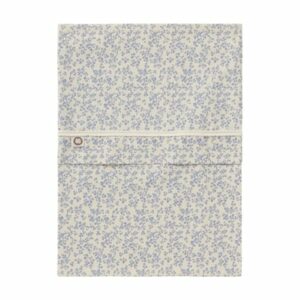 Noppies Laken für die Wiege Botanical crib sheet Colony Blue